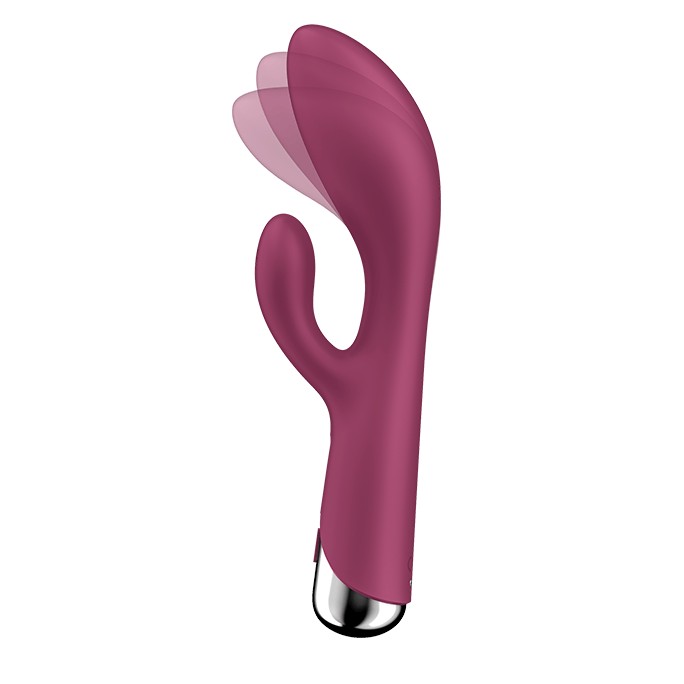 RABBITVIBRATOREN-SATISFYER 사티스파이어 '스핀링 래빗 1', 20CM