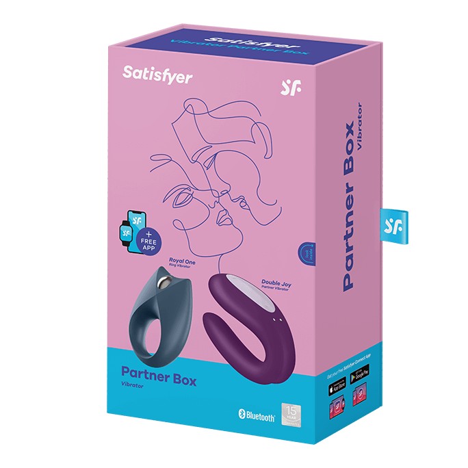 커플 바이브레이터 - Satisfyer Satisfyer 'Partner Box 2', Apptoys 포함