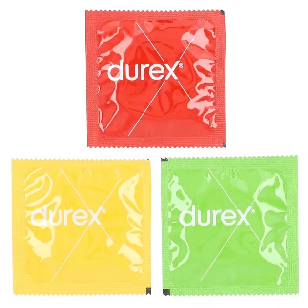 Durex, 트로피컬, 밀착형, 라텍스 콘돔 12개입