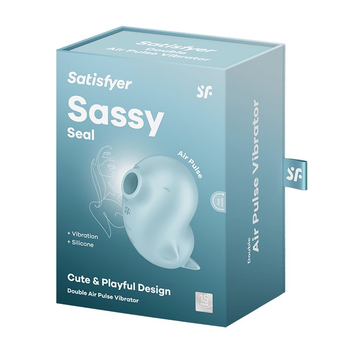 압력파 진동기 - Satisfyer Satisfyer 'Sassy Seal', 11 cm